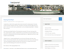 Tablet Screenshot of boatjournal.stuffandjunk.net